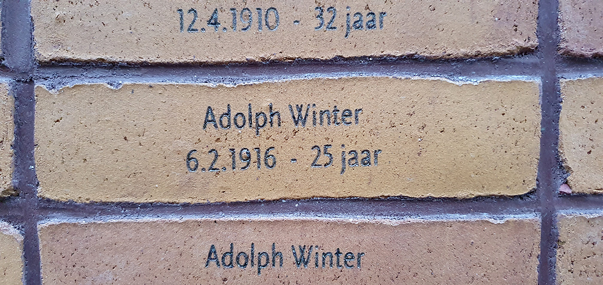 Adolph Winter - Nationaal Holocaust Monument Amsterdam